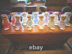 Ashton Drake Precious Moments Birthstone Angel Dolls All 12 January December