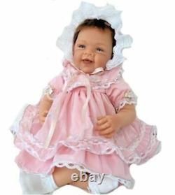 Ashton Drake Pretty In Pink Realistic Baby Girl Doll by Waltraud Hanl