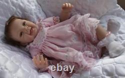 Ashton Drake Pretty In Pink Realistic Baby Girl Doll by Waltraud Hanl