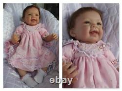 Ashton Drake Pretty In Pink Realistic Baby Girl Doll by Waltraud Hanl