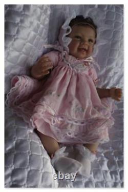 Ashton Drake Pretty In Pink Realistic Baby Girl Doll by Waltraud Hanl