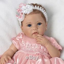 Ashton Drake Pretty as a Princess Lifelike Weighted Vinyl Baby Doll NEW