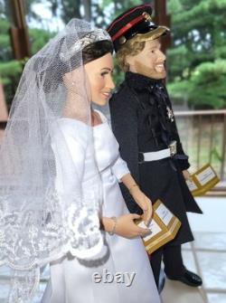 Ashton-Drake Prince Harry Meghan 2018 Royal Wedding Doll Set Bride Groom