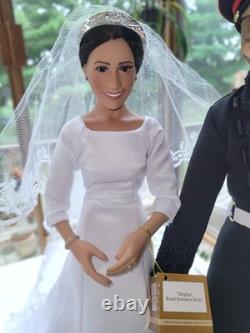 Ashton-Drake Prince Harry Meghan 2018 Royal Wedding Doll Set Bride Groom