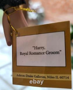 Ashton-Drake Prince Harry Meghan 2018 Royal Wedding Doll Set Bride Groom
