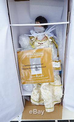 Ashton Drake Queen Elizabeth II Commemorative Coronation Portrait Doll NRFB