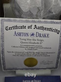 Ashton Drake Queen Elizabeth II, Long May She Reign Collectors Doll NEW