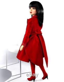 Ashton Drake RED VELVET Delilah Noir BJD 16 Vinyl Doll Changeable Eyes Wig