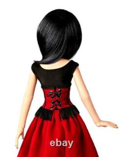 Ashton Drake RED VELVET Delilah Noir BJD 16 Vinyl Doll Changeable Eyes Wig