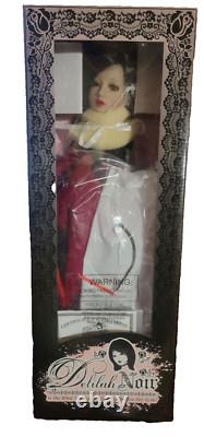 Ashton Drake RED VELVET Delilah Noir BJD 16 Vinyl Doll Changeable Eyes Wig
