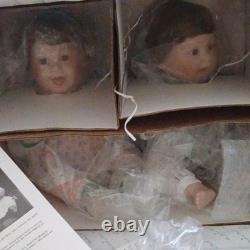 Ashton-Drake Rachael & Ryan 5in Vinyl Dolls 2pc Set withAccessories in Box