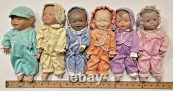 Ashton Drake Rainbow of Love Baby Series 6 Dolls COA DISPLAY BASKET ORIGINAL'94