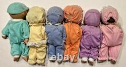 Ashton Drake Rainbow of Love Baby Series 6 Dolls COA DISPLAY BASKET ORIGINAL'94