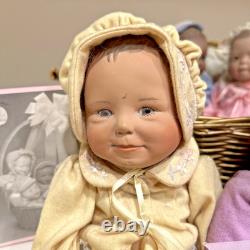 Ashton Drake Rainbow of Love Baby Series 6 Dolls COA DISPLAY BASKET ORIGINAL'94