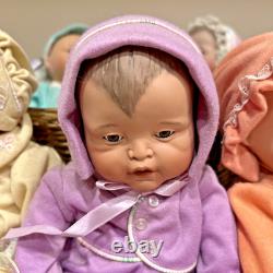 Ashton Drake Rainbow of Love Baby Series 6 Dolls COA DISPLAY BASKET ORIGINAL'94