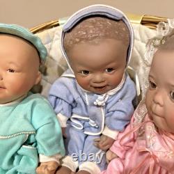 Ashton Drake Rainbow of Love Baby Series 6 Dolls COA DISPLAY BASKET ORIGINAL'94