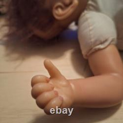 Ashton Drake Realistic Baby Doll Floral Outfit Hair W Hani Sleeping Breathing