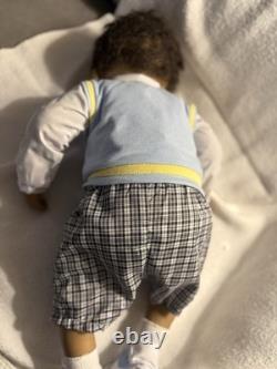 Ashton Drake Realistic, Black Baby Boy Doll, Love You To The Moon & Back Michael