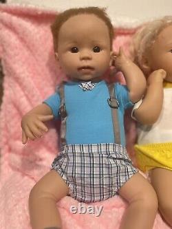 Ashton Drake Reborn twin boy / girl dolls