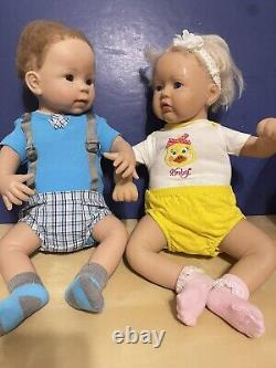 Ashton Drake Reborn twin boy / girl dolls