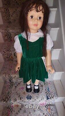 Ashton-Drake Reproduction Patti Playpal Doll- Brunette Edition 35 Tall ROOTED