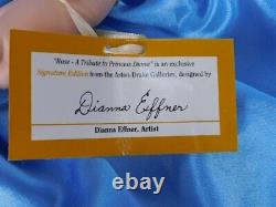 Ashton Drake Rose Tribute To Princess Diana by Dianna Effner Porcelain Baby Doll