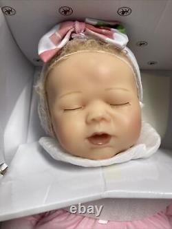 Ashton-Drake Rosie Baby Doll With Custom Swaddle Blanket by Marissa May