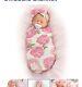 Ashton-Drake Rosie Baby Doll With Custom Swaddle Blanket by Marissa May 19