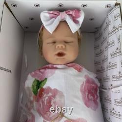 Ashton-Drake Rosie Baby Doll With Custom Swaddle Blanket by Marissa May 19