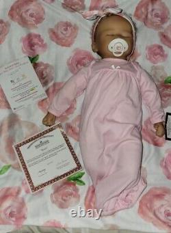 Ashton-Drake Rosie Baby Doll With Custom Swaddle Blanket by Marissa May 19