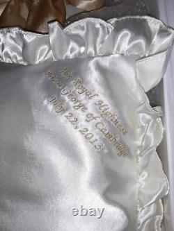Ashton Drake Royal Baby Prince George of Cambridge Porcelain Doll Satin Gown