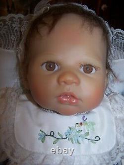 Ashton Drake Ruby Baby Doll By Lina Liu In Original Basket Beautiful Doll