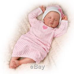 Ashton Drake SWEET DREAMS SERENITY Silicone Breathing Baby 18 Doll Ina Volprich
