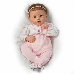 Ashton-Drake Sadie Interactive Baby Doll Breathes, Coos, Has A Heartbeat NEW