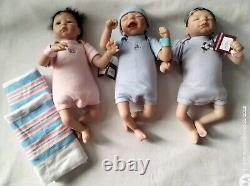 Ashton Drake Sheila Michael Triplets Dolls 12, Blessings Times Three