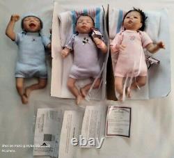 Ashton Drake Sheila Michael Triplets Dolls 12, Blessings Times Three