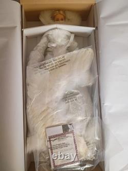 Ashton Drake Silent Night Angel Poseable Doll Light Up Gown Retired New In Box