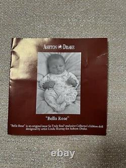 Ashton Drake Silicone Baby Doll, Bella Rose Coos & Breaths, Lifelike 19in