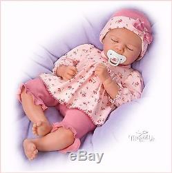 Ashton-Drake Silicone lifelike Baby Girl Doll Penelope Weighted Rooted Hair