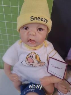 Ashton-Drake Snow White and The Seven Dwarfs 6 Doll Collection Complete WithCOAs