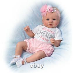 Ashton Drake So Real Kaylie's Brand Sparkling New 16 Baby Doll Violet Parker