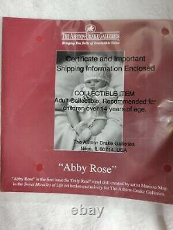 Ashton-Drake So Truly Real Abby Rose by Marissa May New Open Box See Descrip
