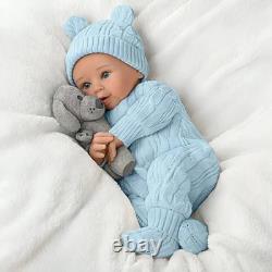 Ashton-Drake So Truly Real Aiden Baby Doll With Puppy By Sherry Rawn 17