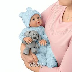Ashton-Drake So Truly Real Aiden Baby Doll With Puppy By Sherry Rawn 17