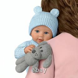 Ashton-Drake So Truly Real Aiden Baby Doll With Puppy By Sherry Rawn 17