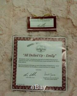 Ashton Drake So Truly Real All Dolled Up Emily Linda Webb RARE HTF COA