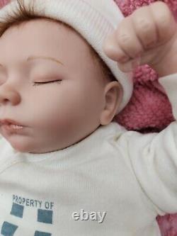 Ashton-Drake So Truly Real Breathing Lifelike Baby Doll Ashley by Andrea Arcello