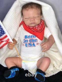 Ashton Drake So Truly Real Charlie the Littlest Patriot FULL BODY VINYL