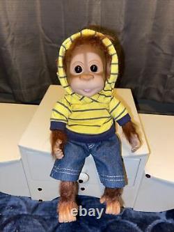 Ashton Drake So Truly Real Monkey Newborn Reborn Doll 8 Tall Beautiful