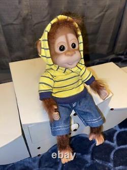 Ashton Drake So Truly Real Monkey Newborn Reborn Doll 8 Tall Beautiful